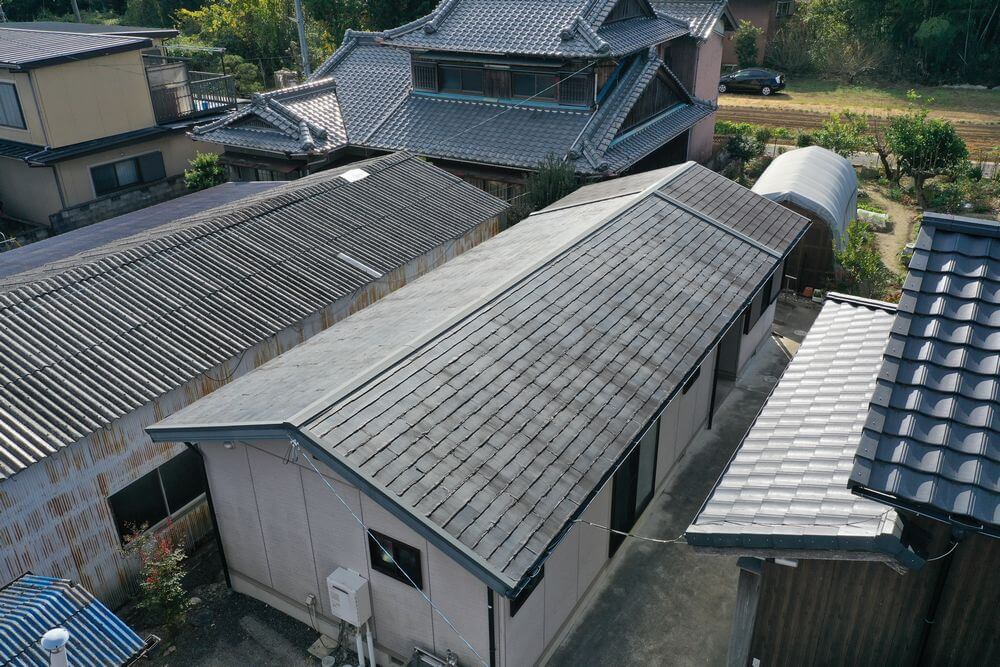 施工前(屋根) 3 (2) (1) 屋根葺き替え:リペイント匠