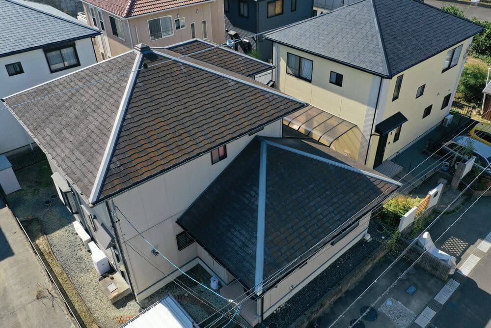 施工前(屋根) 3 (4) (1) 奈良県生駒市T様【屋根カバー工法】施工前