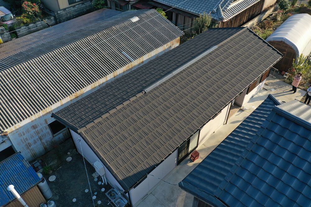 施工後(屋根) 3 (2) (1) 屋根葺き替え:リペイント匠