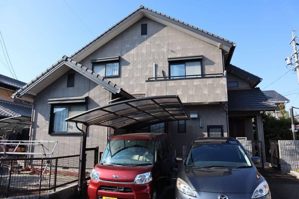 施工前 1 (2) (1) ガイナ外壁塗装:リペイント匠