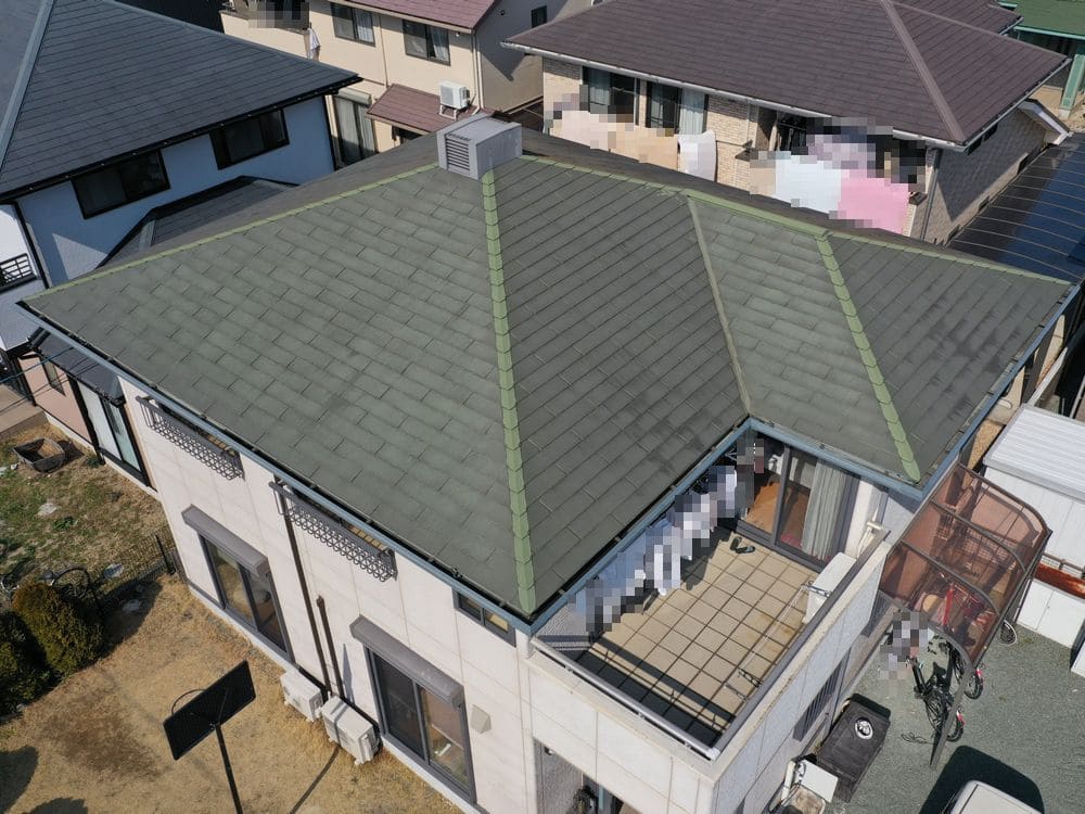 生駒市_Y様_屋根_施工前 生駒市の外壁塗装、屋根塗装をリペイント匠が施工した写真