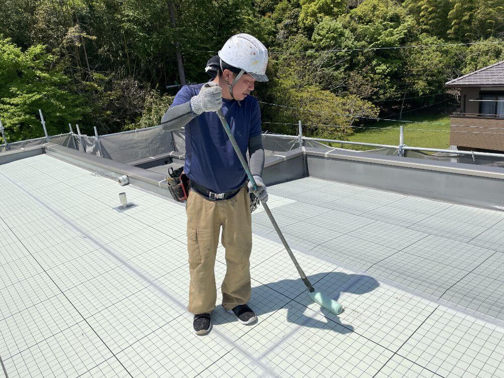27 防水工事、通気緩衝工法、リペイント匠