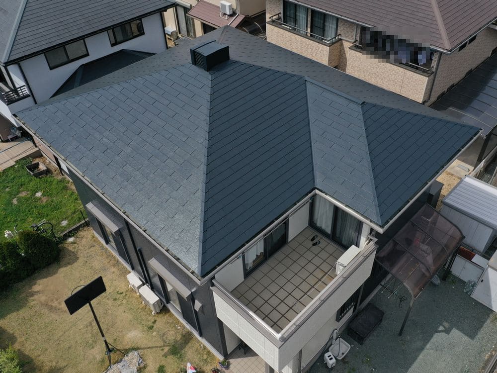 生駒市_Y様_屋根_施工後 生駒市の外壁塗装、屋根塗装をリペイント匠が施工した写真