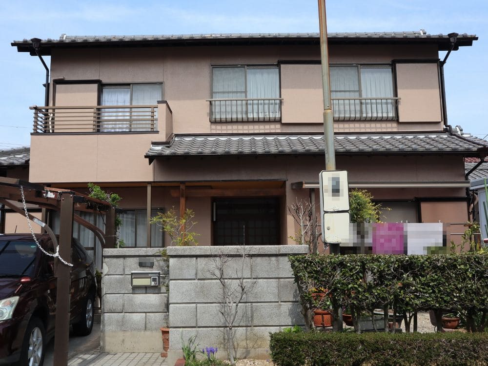 生駒市の外壁塗装をリペイント匠が施工した写真