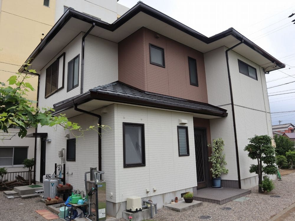 生駒市の外壁塗装をリペイント匠が施工した写真