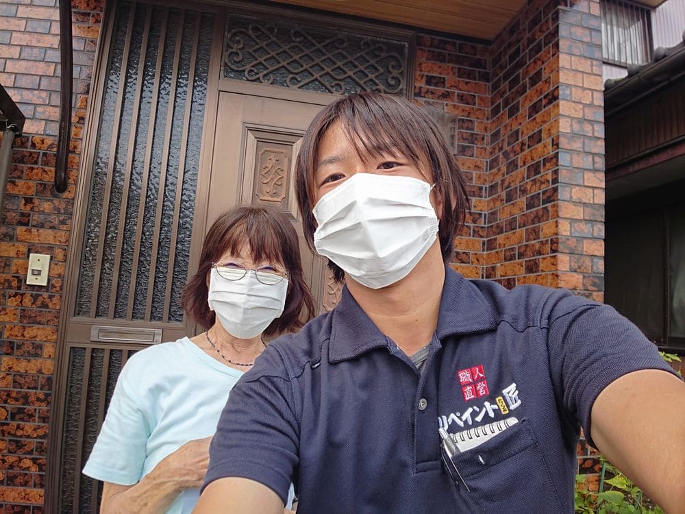 2ショット写真 奈良市 外壁塗装 リペイント匠