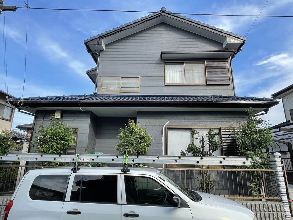 施工後2-3-1 生駒市の外壁塗装、屋根塗装をリペイント匠が施工した写真