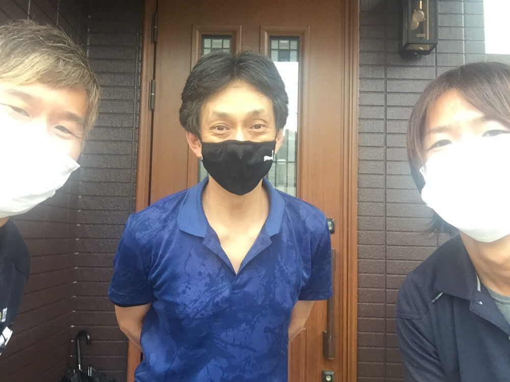 山口様 外壁塗装、リペイント匠、生駒市