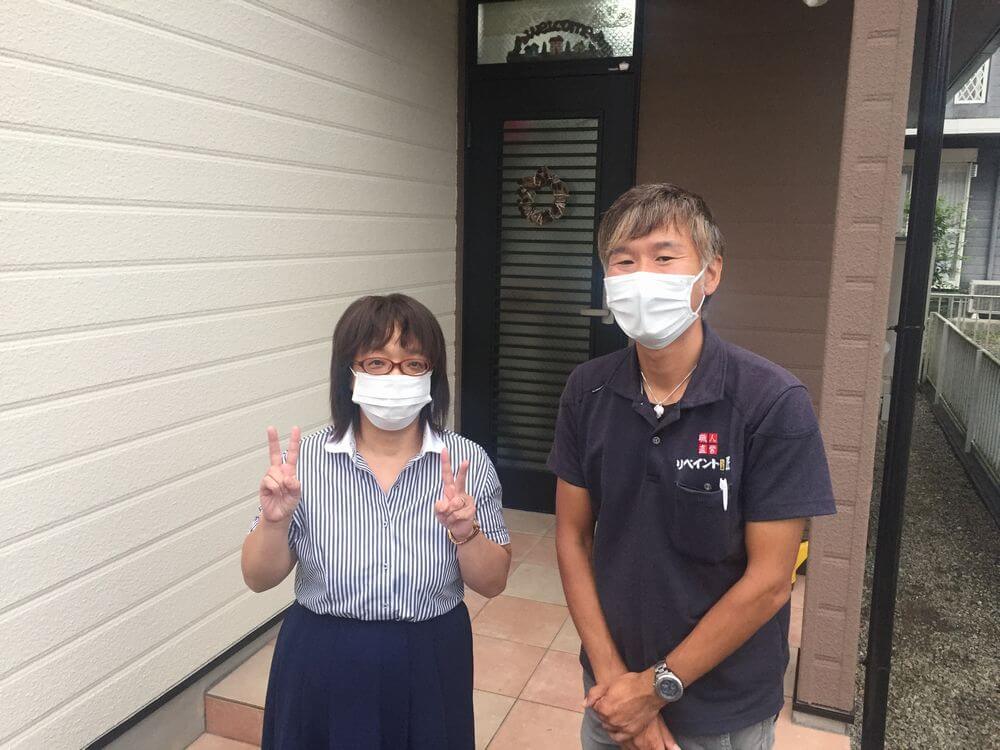2ショット (2) (1) 外壁塗装 屋根カバー工事 無機塗料 リペイント匠