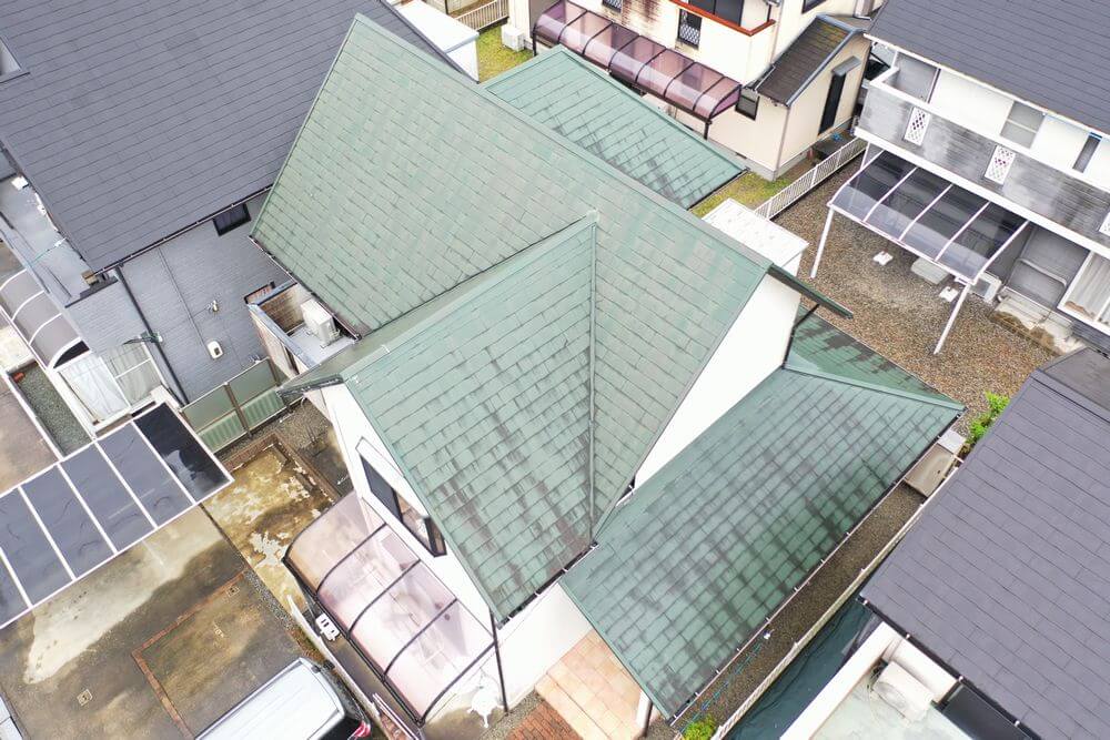 施工前(屋根) 3 (3) (1) 外壁塗装 屋根カバー工事 無機塗料 リペイント匠