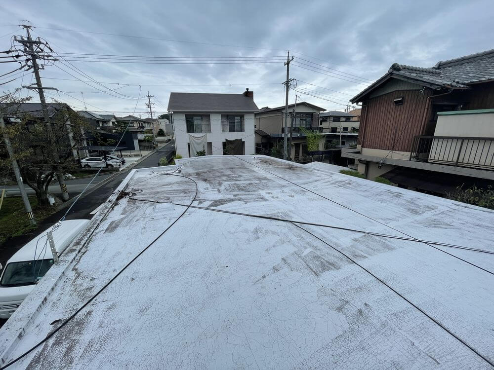 防水 施工前 2 (1) 生駒市 防水工事 リペイント匠