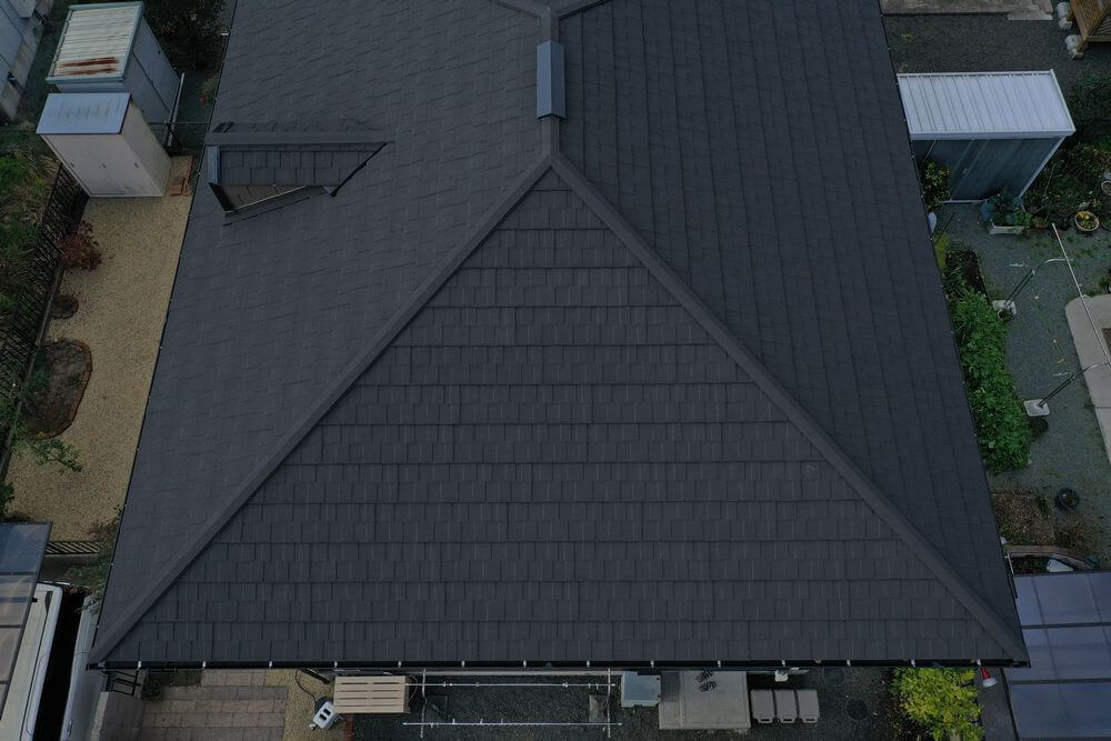屋根カバー工法施工後2 (1) 奈良市 屋根工事 リペイント匠