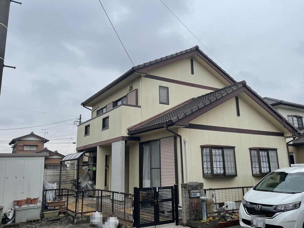 生駒市K様_施工前_全体 生駒市 外壁塗装 リペイント匠