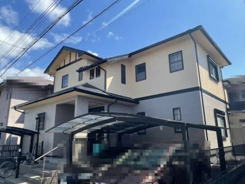 施工後3-52-1-500x375 生駒市の外壁塗装をリペイント匠が施工した写真