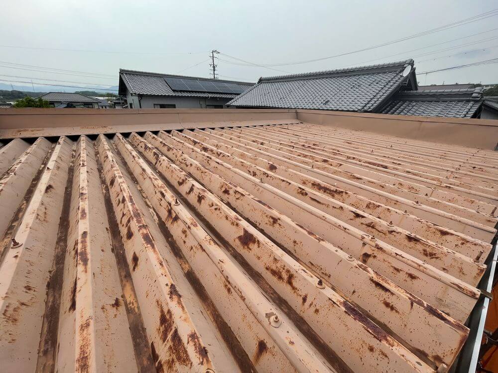 屋根 施工前 (1) 生駒市 屋根塗装 リペイント匠