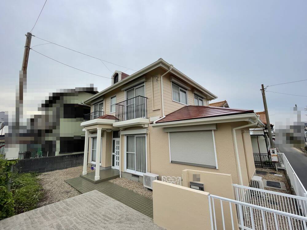 施行後1 (4) (1) 奈良市 外壁塗装 リペイント匠