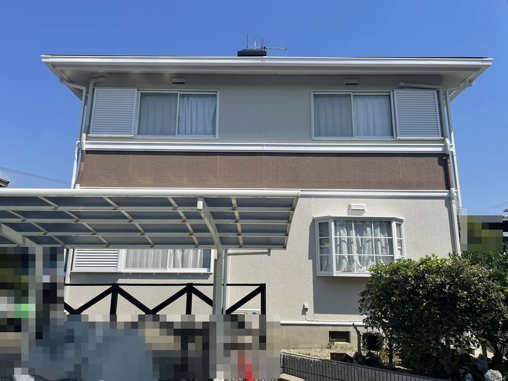 施工後 2 (3) (1) (2) 生駒市 外壁塗装 リペイント匠
