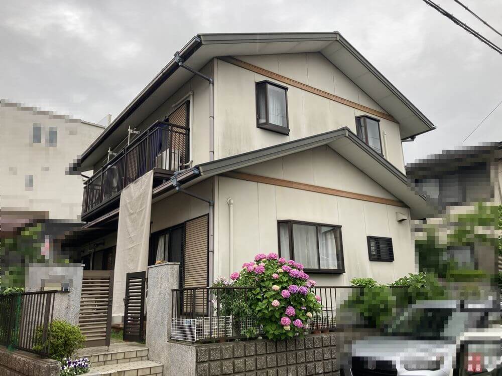 施工前 1 (5) (1) (1) 奈良市 外壁塗装 リペイント匠