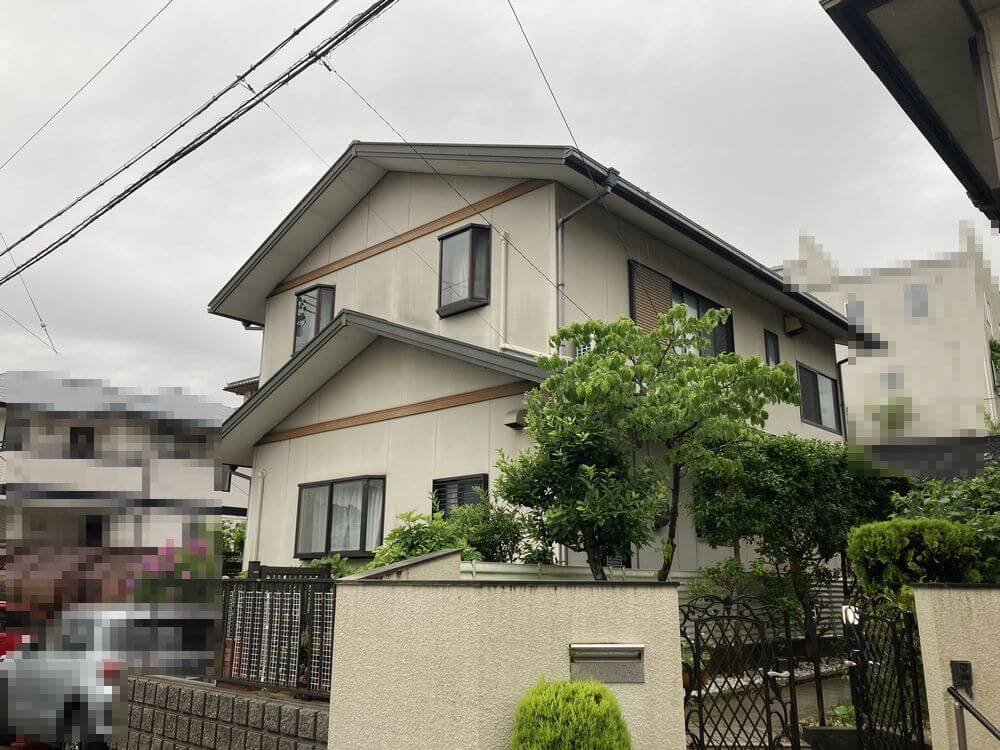 施工前 2 (5) (1) (1) 奈良市 外壁塗装 リペイント匠