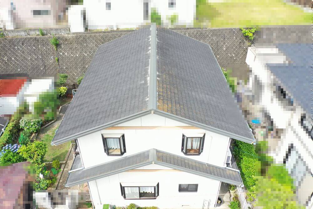 施工前(屋根) 4 (1) (2) 奈良市 屋根工事 リペイント匠