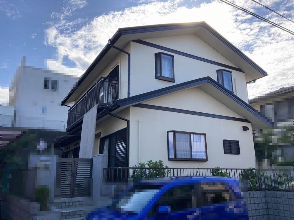 施工後 1 (5) (1) (2) 奈良市 外壁塗装 リペイント匠