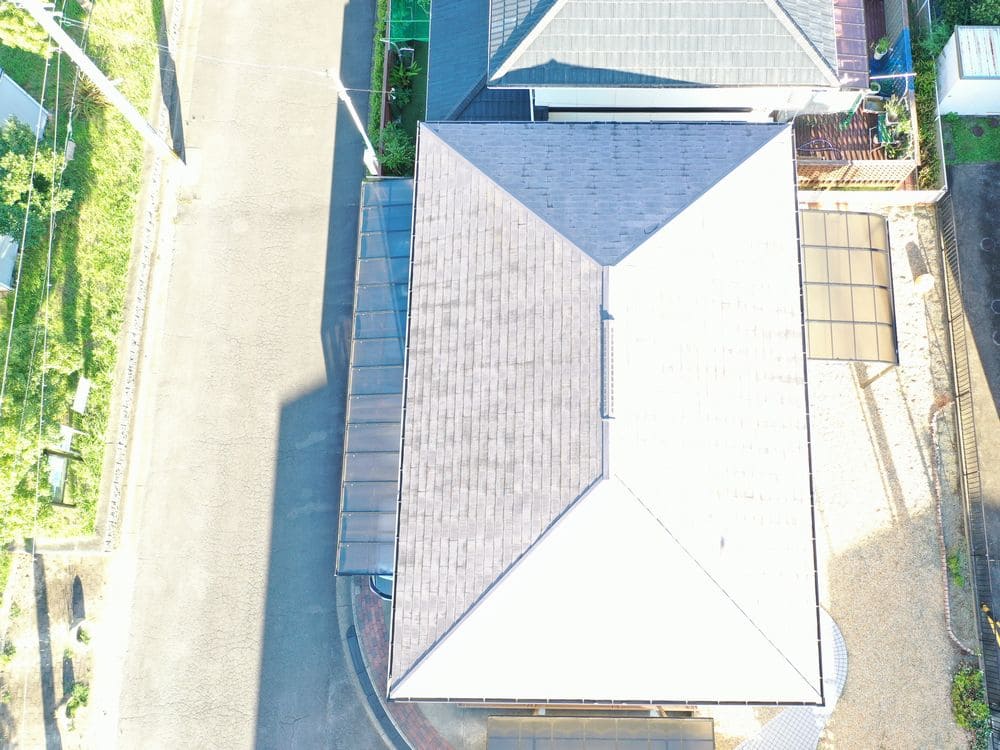 屋根カバー工法 施工前2 奈良市 屋根工事 リペイント匠
