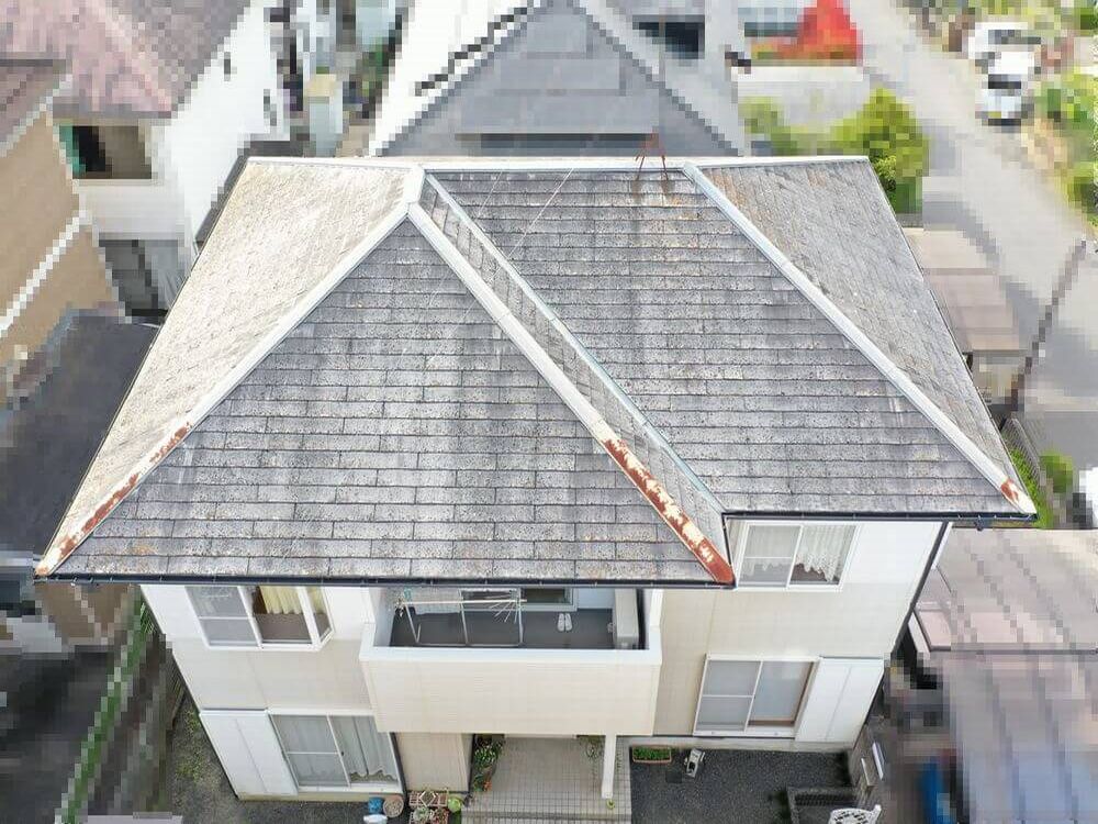 施工前屋根-2-1-1 橿原市 屋根工事 リペイント匠