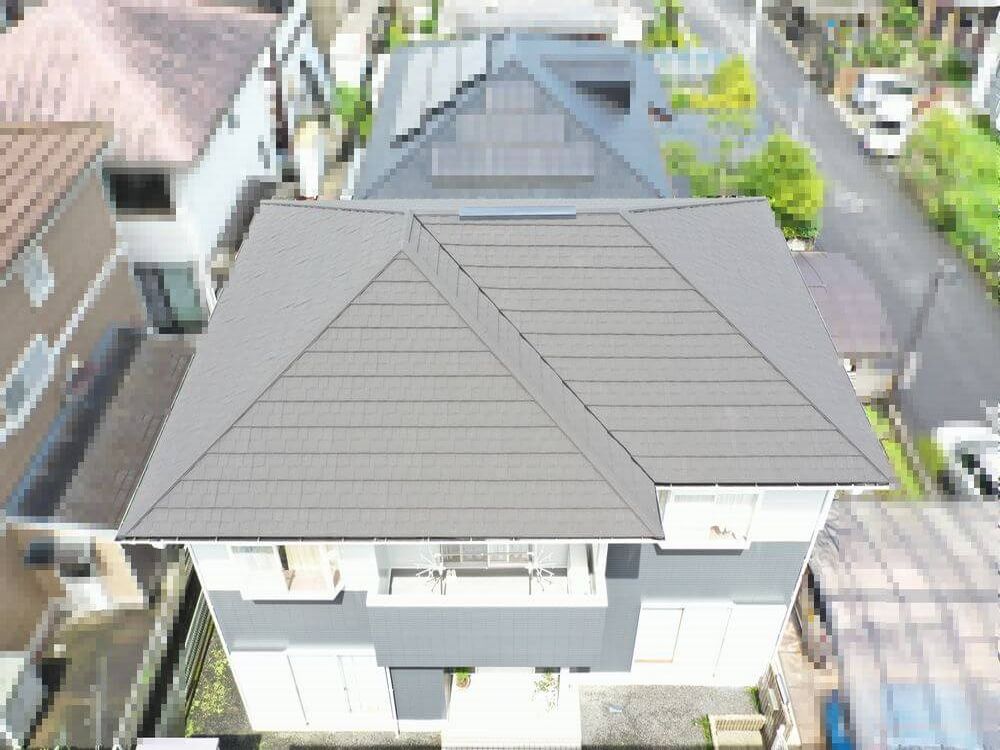 施工後屋根-2-1-1 橿原市 屋根工事 リペイント匠