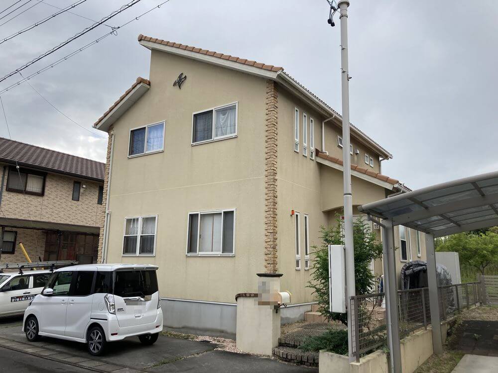 施工前 3 (9) (1) (1) 奈良市 外壁塗装 リペイント匠