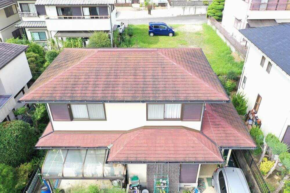 施工前(屋根) 2 (7) (1) 伊賀・橿原市 屋根工事 リペイント匠