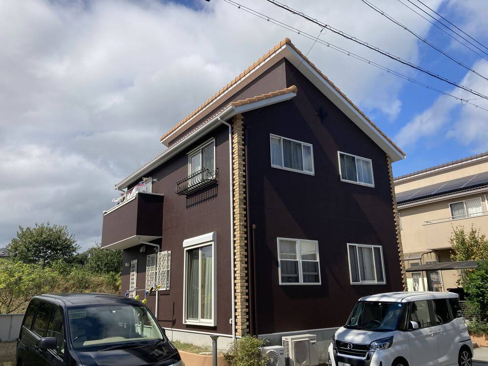施工後 2 (9) (1) (2) 奈良市 外壁塗装 リペイント匠