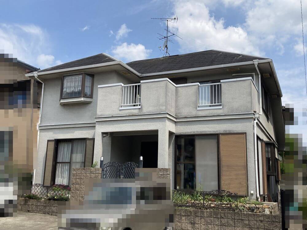施工前 2 (2) (1) (2) 伊賀・橿原市 外壁塗装 リペイント匠