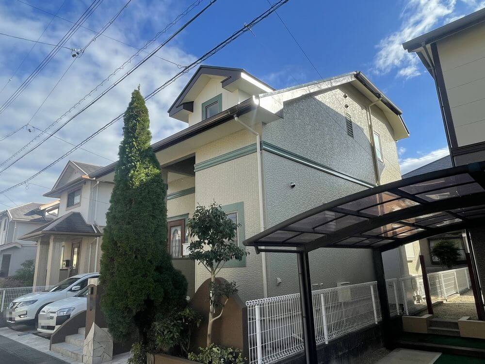 施工後3 (40) (1) (2) 生駒市 外壁塗装 リペイント匠