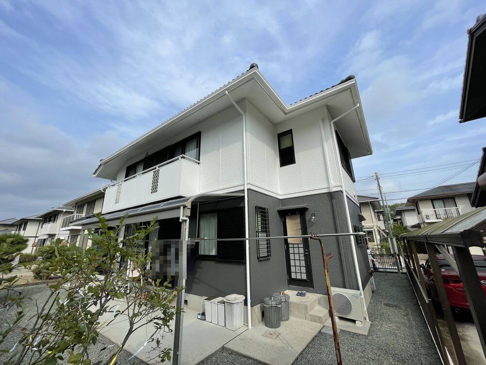 施行後3 (3) (1) (2) 奈良市 外壁塗装 リペイント匠