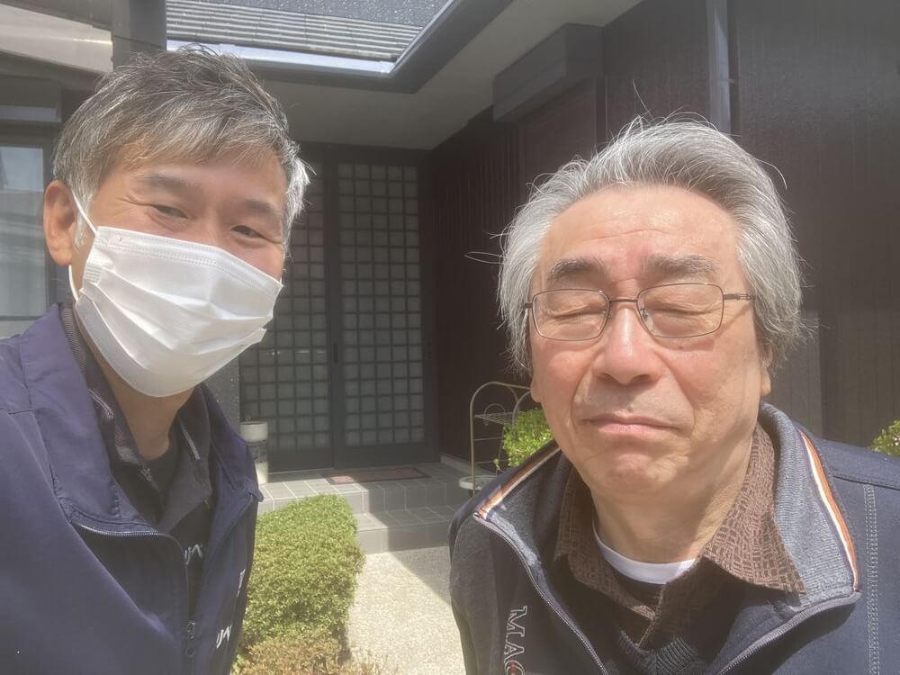 2ショット写真 (1) 橿原市 外装塗装 リペイント匠