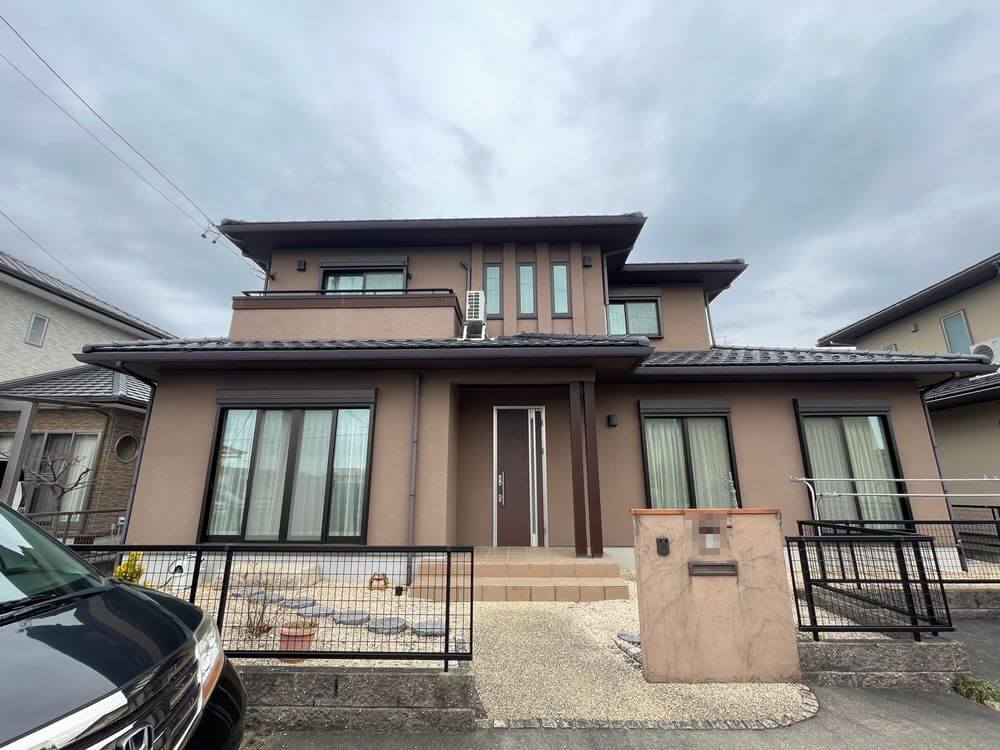 〇施工前1 (1) 生駒市 外壁塗装 リペイント匠