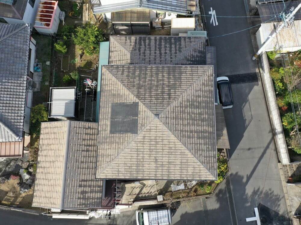 屋根 施工前2 (2) (1) 生駒市 外壁塗装 リペイント匠