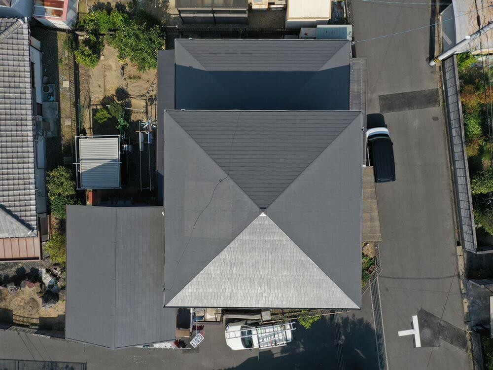 屋根 施工後2 (3) (1) 生駒市 外壁塗装 リペイント匠
