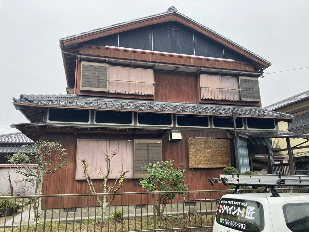 施工前 1 (4) (1) 生駒市 外壁塗装 リペイント匠