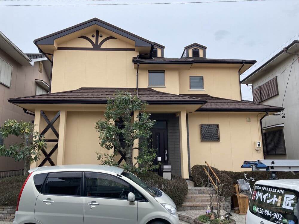 生駒市　外壁塗装　リペイント匠