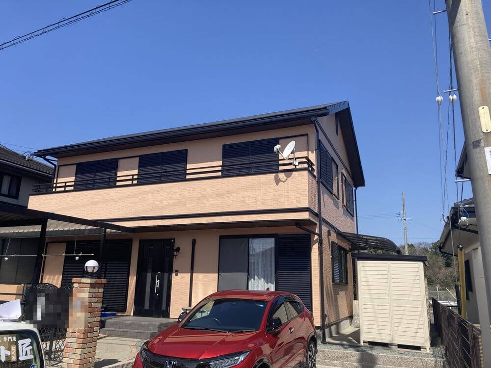施行後1 (1) 奈良市 外壁塗装 リペイント匠