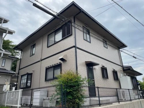 生駒市の外壁塗装、屋根塗装をリペイント匠が施工した写真