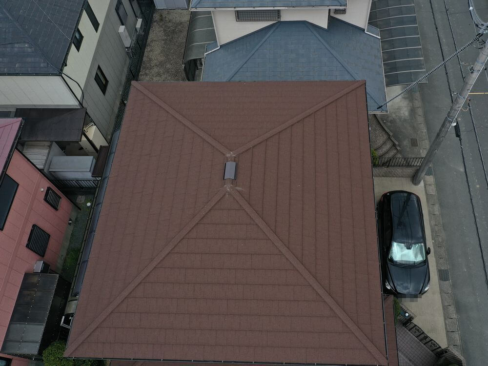 屋根施工後1 生駒市 外壁塗装 リペイント匠