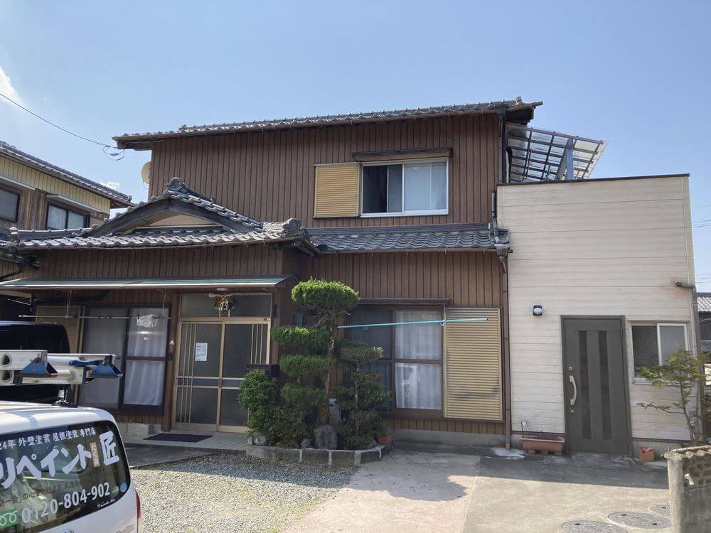 施行前1 (2) 橿原市 外壁塗装 リペイント匠
