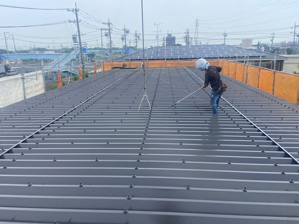 上塗り_屋根塗装 奈良市 外壁塗装 リペイント匠