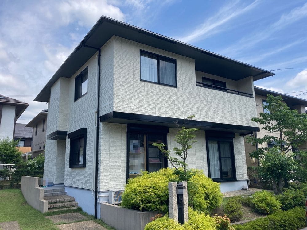 生駒市H様_施工後_外壁全体 (1) 生駒市 外壁塗装 リペイント匠
