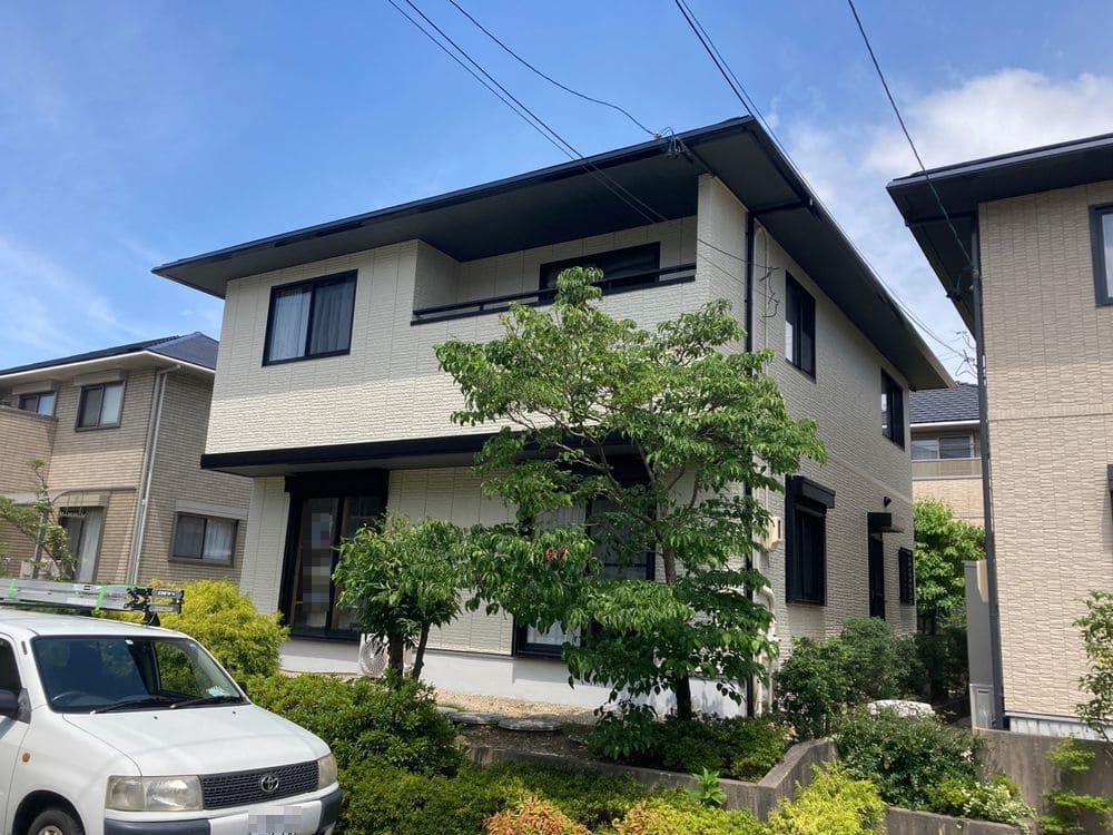 生駒市H様_施工後_外壁全体 (3) 生駒市 外壁塗装 リペイント匠