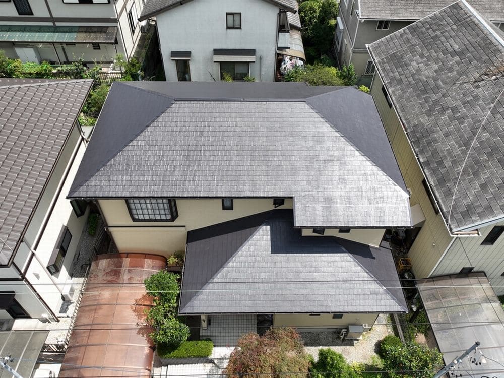 橿原市百合丘T様_施工後_屋根全体_屋根塗装 橿原市 屋根塗装 リペイント匠