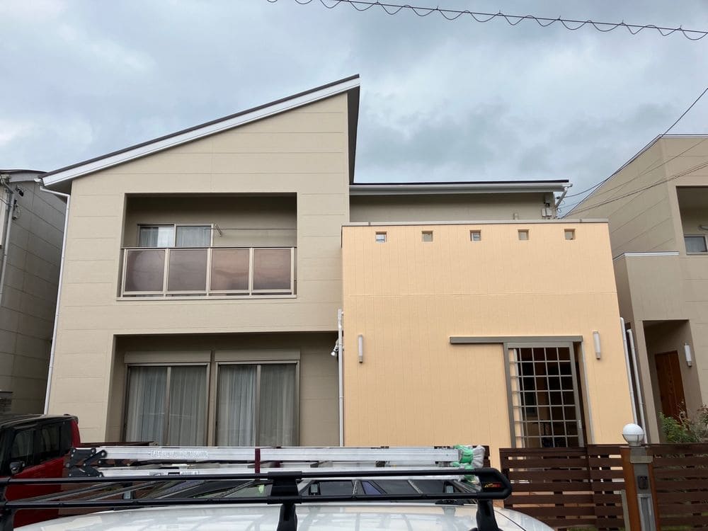 奈良市Y様_施工後_外壁全体 (1) 奈良市 外壁塗装 リペイント匠