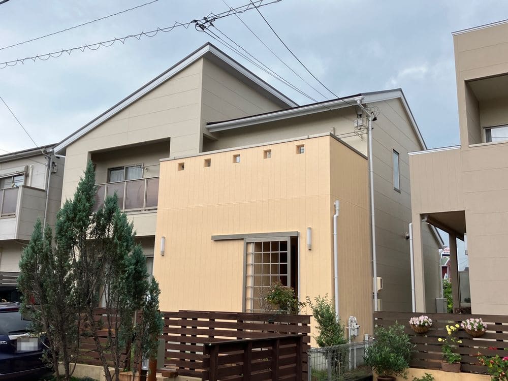 奈良市Y様_施工後_外壁全体 (3) 奈良市 外壁塗装 リペイント匠